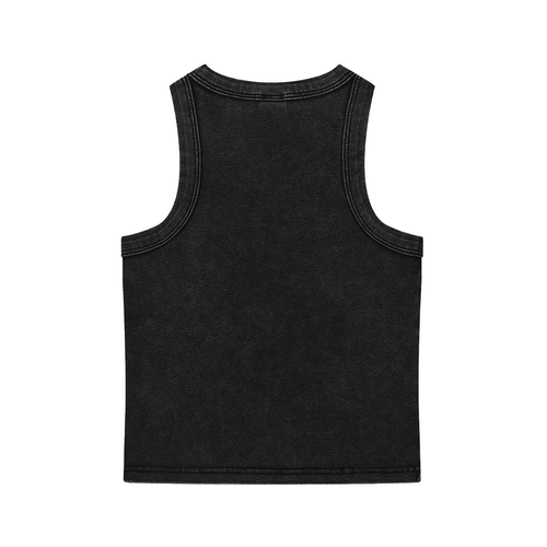 Fuck Trump black on black Snow Washed Tank Top